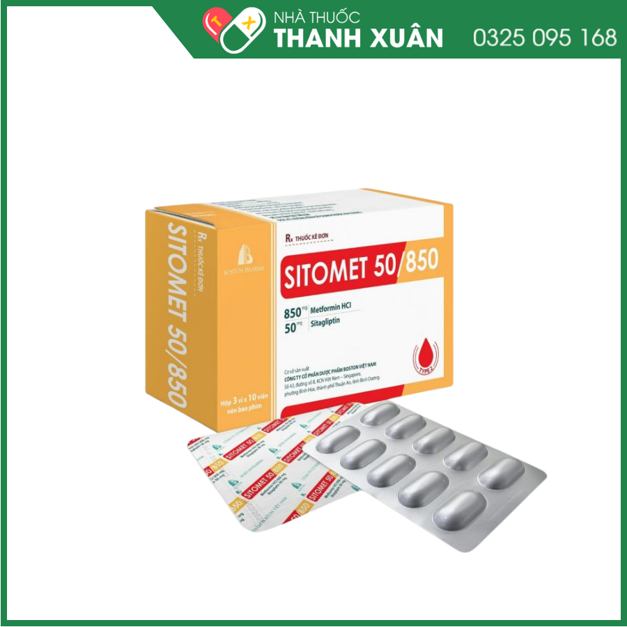 Sitomet 50/1000 hỗ trợ kiểm soát đường huyết ở bệnh nhân đái tháo đường